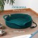 Animal bed, d 35 cm, green, jute