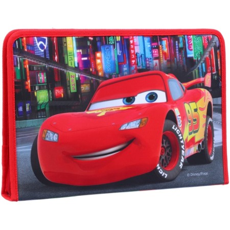 A4 labor folder with a pencil case, on a zipper, textiles, cars-6