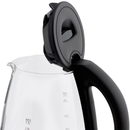 Electric kettle Vitek VT-7091, glass, 1.7 l, 2200 watts, black-silver-2