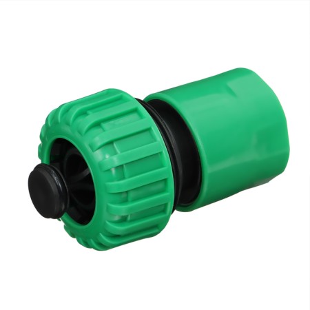 Connector with Aquastop, 3/4 "(19 mm), quick-sitting connection, pp-plate, Greengo