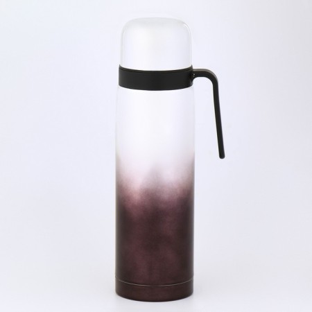 Thermos, 1 l, the sleeve "Master K.", with a mug, retains heat 24 hours