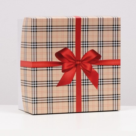 Confectionery packaging, box, "red bow", 30 x 30 x 15 cm, 2 kg