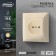 Single Luazon Lighting "Antei", 10 A, hidden, without salary, beige