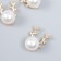 Decor for creativity Metal, plastic "Reindeer" set 3 pcs rhinestones, gold 2.4x2 cm