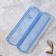 Case for toothbrushes and pasta, blue, 21 x 5.5 cm