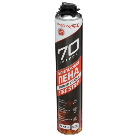 Realist Pro mounting foam, pistol, all -season, fire -resistant, 1000 ml