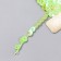 Thread from the sequins of pearl "green" winding 2.5 m