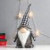 Interior light doll "Santa Claus in a gray checkered cap" 52x15x14 cm