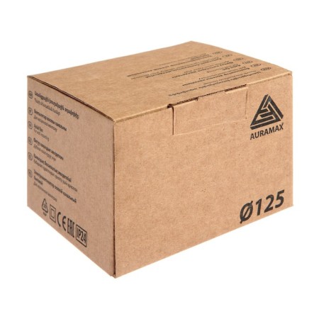 Exhaust Auramax VP 5, 128x128 mm, D = 125 mm, 220 V, 18 W, 36 dB, channel-4