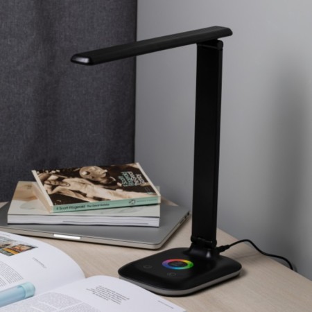 LED desktop lamp, black color-9