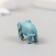 Figure for Florarium Polystone "Blue Elephant" 1x2.5x1.5 cm