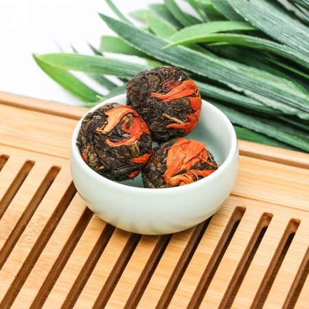 Chinese bound green tea, 50 g, lily-2