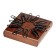 Set of desktop Bestar Platon, made of wood. 11 items, double tray, walnut