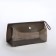 Cosmetic bag on the button, the color is black
