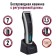 Pioneer HC06R haircut machine, battery, 2 speeds, 4-30 mm, black-silver