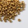 6/0 round beads in the bottle "Golden" 20 g