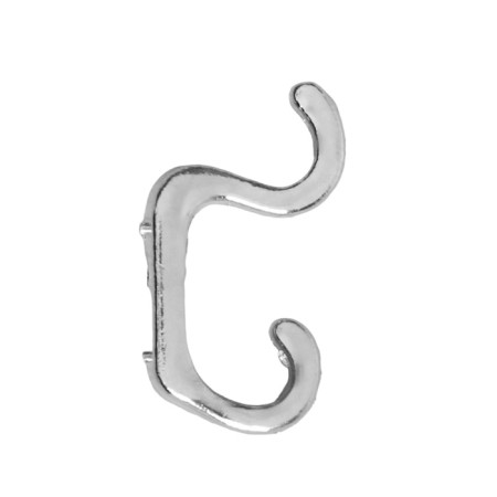 Hook furniture tundra TKD010, two -rod, chrome, 10 pcs-3