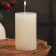 Candle-cylinder aromatic "jasmine", 6x10 cm