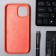 Krutoff cover, for iPhone 12 Pro Max, matte, orange