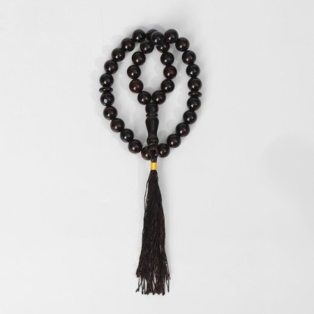 Parsing Muslim ball No. 10 "Grenat", 33 beads through a jumper-2