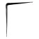 Tundra bracket, 250x200x0.9 mm, black, 1 pc.