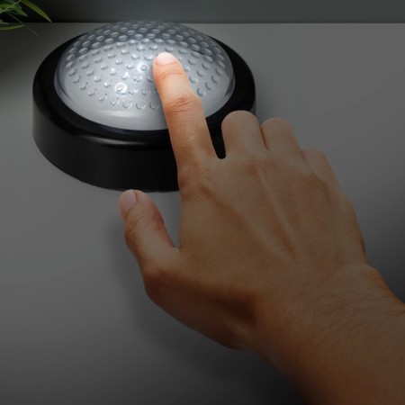 Night Pushlite "single" LED 1W 2haa black 10x10x4 cm Risalux-3