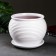 Flower pot "Saturn" White, 6.5l