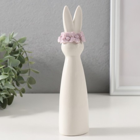 Souvenir Ceramics "Bunny in a lilac vein" 4.6x3.9x18.6 cm-1