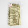 Braid with sequins "fringe", d = 3 mm, 10 cm, 4.5 ± 0.5 m, gold color