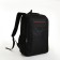 Youth backpack, 2 lightning departments, 4 pockets, with USB, black color