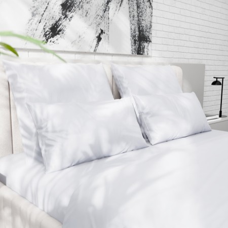 Pillowcase 220s Ethel 50*70 cm, central-gray, satin, 100% cotton-1