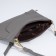 Bag Cross-Bodi with a zipper, gray color