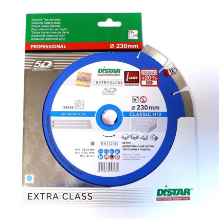 DISK DISTAR CLASSIC PLUS DISK, 230 x 2.4 x 22.2 mm in concrete, 230 x 2.4 x 2,4-2
