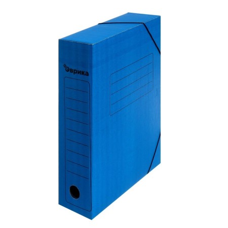 Archive folder on gum Calligrata, microhofrocard, 75 mm, up to 700 l, blue-4