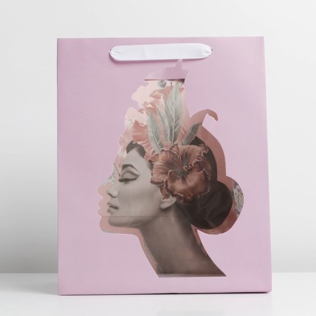 Gift package laminated with a plastic window, packaging, Lily, 30.5 x 25 x 17.5 cm-3