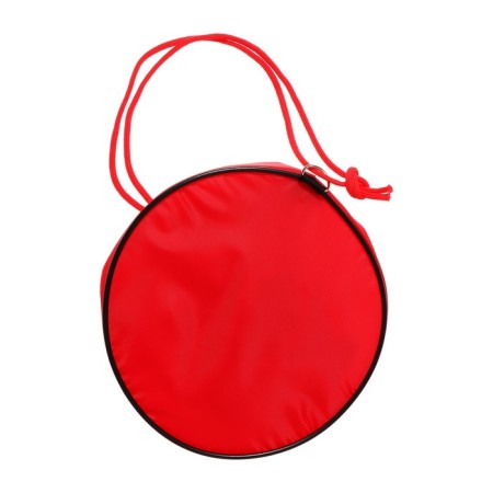 A bag for shoes and balls 360 x 220 mm, round bottom D 220 mm, calligrata (soft polyester, density 210 D), red-5