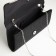 Female bag on a magnet, black color
