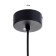 Squirry of the suspension "Peron" GU10 35W black 6x6x50-150cm