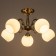 Aurelia chandelier 5x60W E27 Antique bronze 60x60x30cm.
