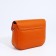 Women's bag Fabula on a magnet, long belt, orange color