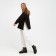 Women's sweatshirt Minaku: Casual Collection Black Color, Rr. 44