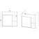 Viant Boston Tumba 1 sash, suspended, 425x655x620 mm, with COMO 70 shell