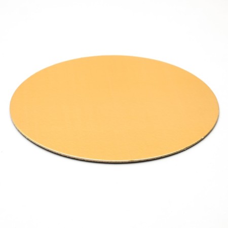 Clack, round, gold-white substrate, 20 cm, 1.5 mm