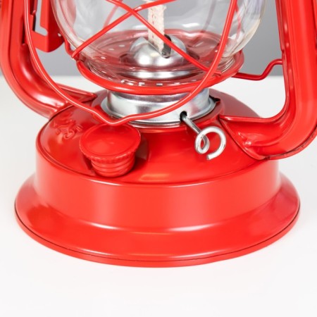 Kerosene lamp decorative red 14x18x27.5 cm Risalux-5