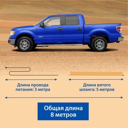 Car compressor Hoodyear Gy-80L, 80 l/min, binopovy, power supply from the battery-6