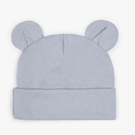 Children's cap Amarobaby Nature Essence Bear, size 46-48, color gray color-3