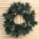 Wreath "Christmas- classic snow-white (with gold cones) 45 cm