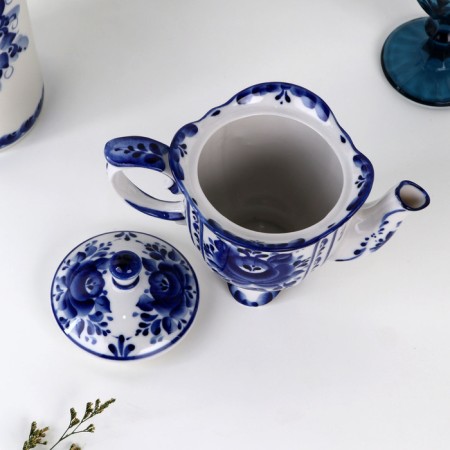 Teapot "Irinka", 21x13x18 cm, Gzhel-3