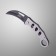 Knorambit knife "Claw", blade 6.5 cm, mix