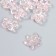 Busina Plastic for creativity "Flower. Stone ice" transparent pink 0.6x2.1x2.5 cm